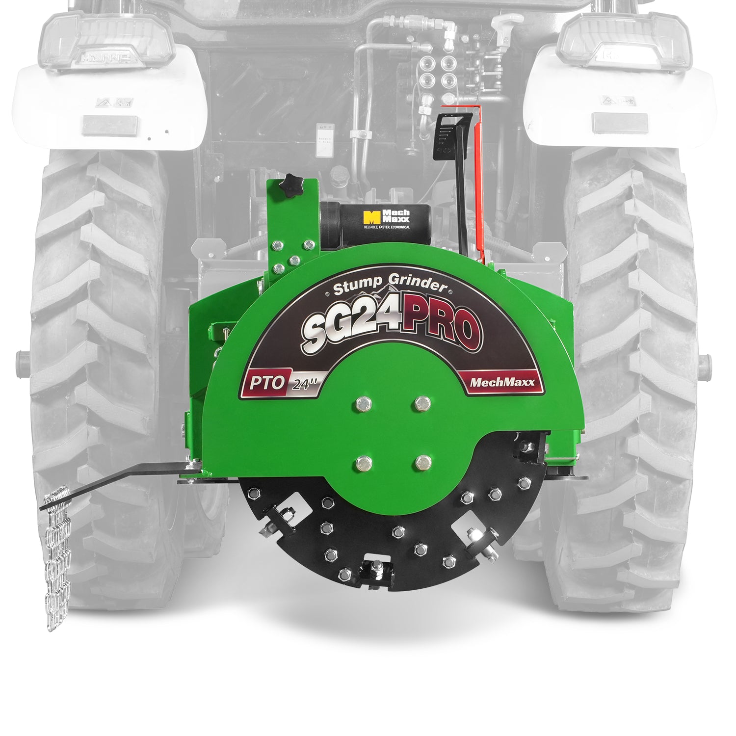 SG24PRO 3-Point PTO Stump Grinder